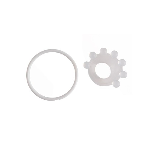 Эрекционное кольцо с мягкой стимулирующей насадкой