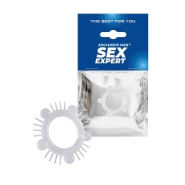 Эластичное эрекционное кольцо с шишечками и шипами