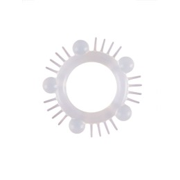 Эластичное эрекционное кольцо с шишечками и шипами