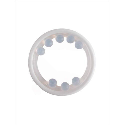 Эрекционное кольцо со стимулирующими шариками сверху и снизу