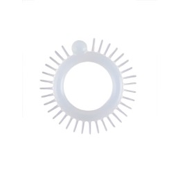 Эластичное эрекционное кольцо с шипиками и шариком