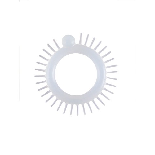 Эластичное эрекционное кольцо с шипиками и шариком