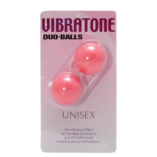 Розовые вагинальные шарики Vibratone DUO-BALLS