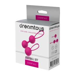 Набор розовых вагинальных шариков Duo Ball Set