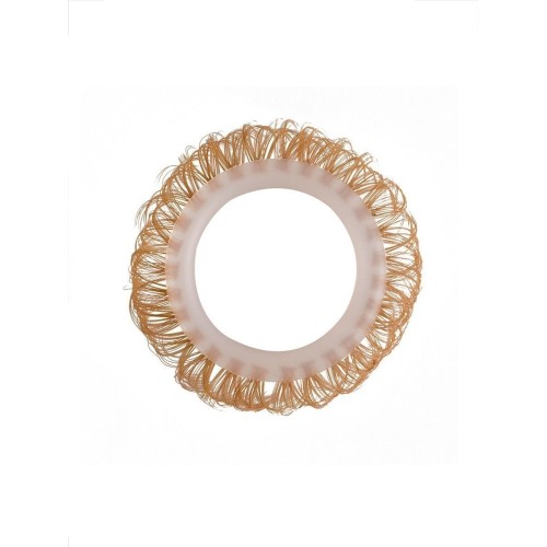 Эрекционное кольцо с бежевыми «ресничками»