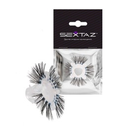 Эластичное эрекционное кольцо с черными «ресничками»