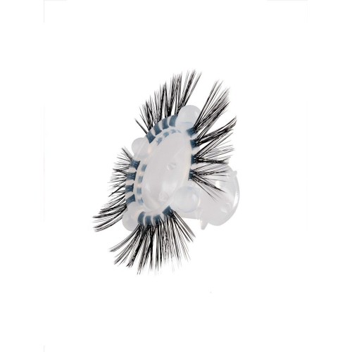 Эластичное эрекционное кольцо с черными «ресничками»