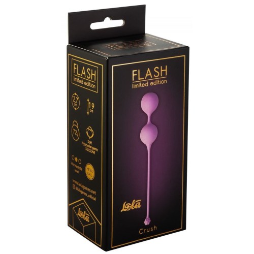 Нежно-розовые вагинальные шарики Crush