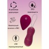Бордовые вагинальные виброшарики с пультом ДУ Ray - 8,3 см.