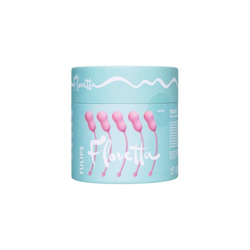 Набор из 5 розовых вагинальных шариков Tulips