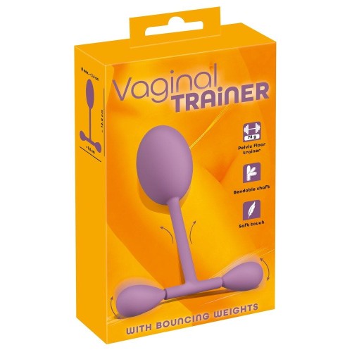 Сиреневый тренажер мыщц тазового дна Vaginal Trainer