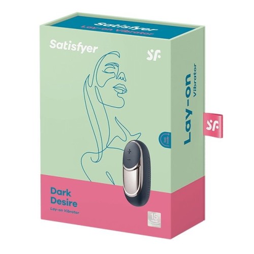 Черный вибромассажер Satisfyer Dark Desire