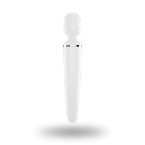 Белый вибратор Satisfyer Wand-er Woman