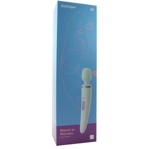Белый вибратор Satisfyer Wand-er Woman