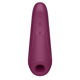 Бордовый вакуум-волновой стимулятор Satisfyer Curvy 1+