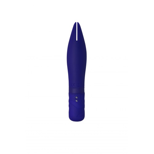Синий мини-вибратор BonBon’s Powerful Spear - 15,2 см.