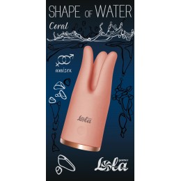 Коралловый вибростимулятор CORAL - 10,2 см.