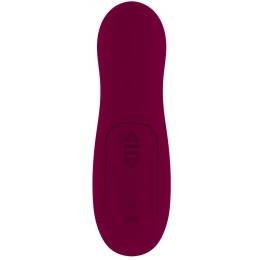 Бордовый вакуумный вибростимулятор клитора Ace