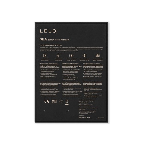 Сиреневый вакуумный клиторальный стимулятор Sila