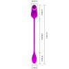 Лиловый вакуумный клиторальный стимулятор Kama с виброяйцом
