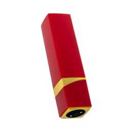 Красный вибратор-помада Pansies - 9 см.