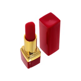 Красный вибратор-помада Pansies - 9 см.