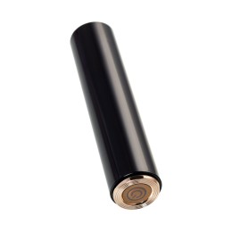 Красный мини-вибратор в виде помады Merlo - 10,5 см.