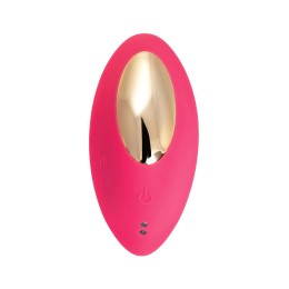 Розовый вкладыш в трусики с вакуум-волновой стимуляцией JOS Pimpit