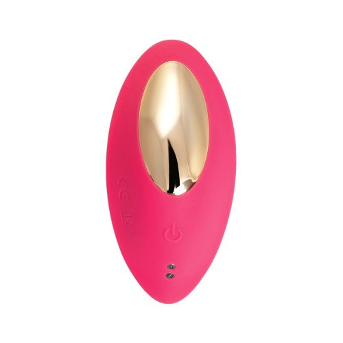 Розовый вкладыш в трусики с вакуум-волновой стимуляцией JOS Pimpit