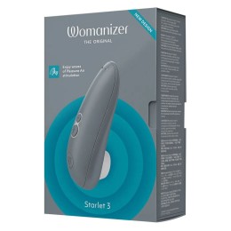 Серый клиторальный стимулятор Womanizer Starlet 3