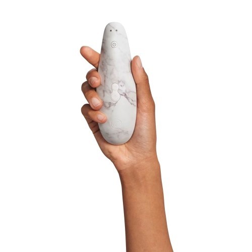 Белый бесконтактный клиторальный стимулятор Womanizer Marilyn Monroe Special Edition