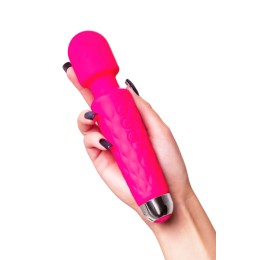 Розовый жезловый вибратор Peony - 20,5 см.