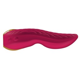 Малиновый двойной вибростимулятор AIKO с двумя моторами