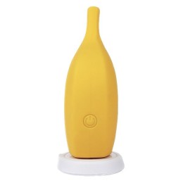 Желтый перезаряжаемый вибратор Ba-banana - 8,2 см.