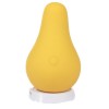 Желтый перезаряжаемый вибратор Juicy Pear - 8,2 см.