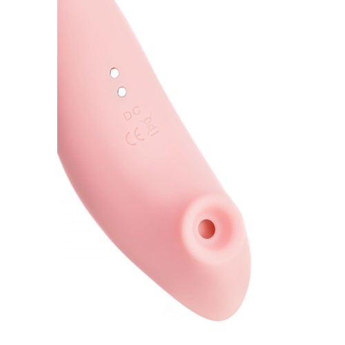 Розовый вакуумный стимулятор Lily