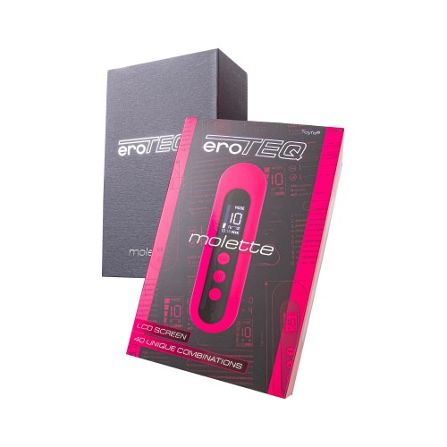 Ярко-розовый вакуум-волновой стимулятор Molette