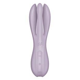 Сиреневый клиторальный вибромассажер Threesome 2