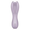 Сиреневый клиторальный вибромассажер Threesome 2