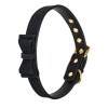 Черный ошейник Decadence с бабочкой