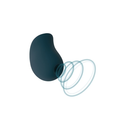 Темно-зеленый вакуум-волновой бесконтактный стимулятор клитора Mea