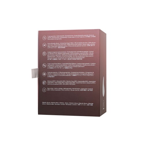 Белый вибромассажер в форме капли Dew Drop