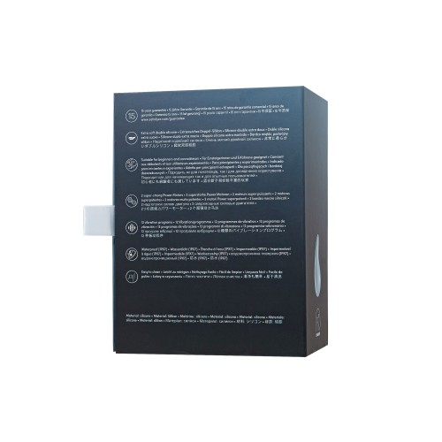 Голубой вибромассажер в форме капли Dew Drop