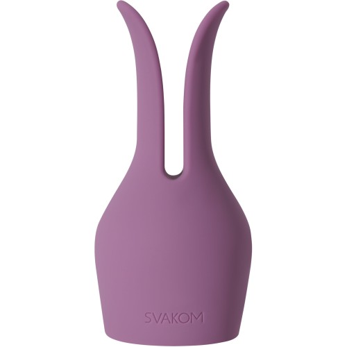 Сиреневый вибромассажёр Emma Neo 2 с функцией нагрева