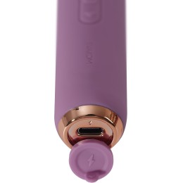 Сиреневый wand-массажер Mini Emma Neo - 14 см.