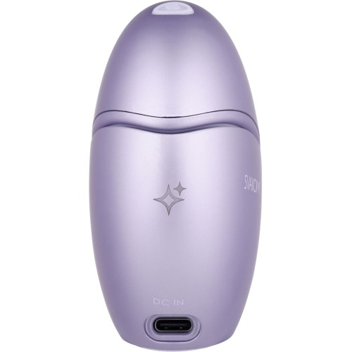 Сиреневый вакуум-волновой стимулятор Pulse Galaxie с проекцией звёздного неба