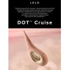 Бежевый вибромассажер для клитора Dot Cruise - 16,5 см.