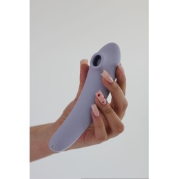 Сиреневый вакуумный стимулятор клитора Premium