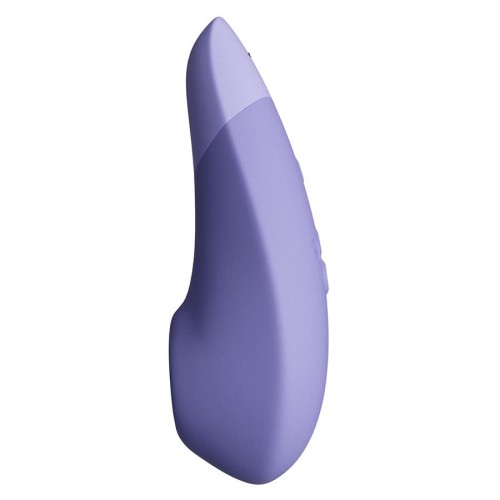 Сиреневый бесконтактный клиторальный стимулятор Womanizer Enhance с вибрацией