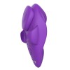 Фиолетовый вибратор в трусики с магнитной фиксацией